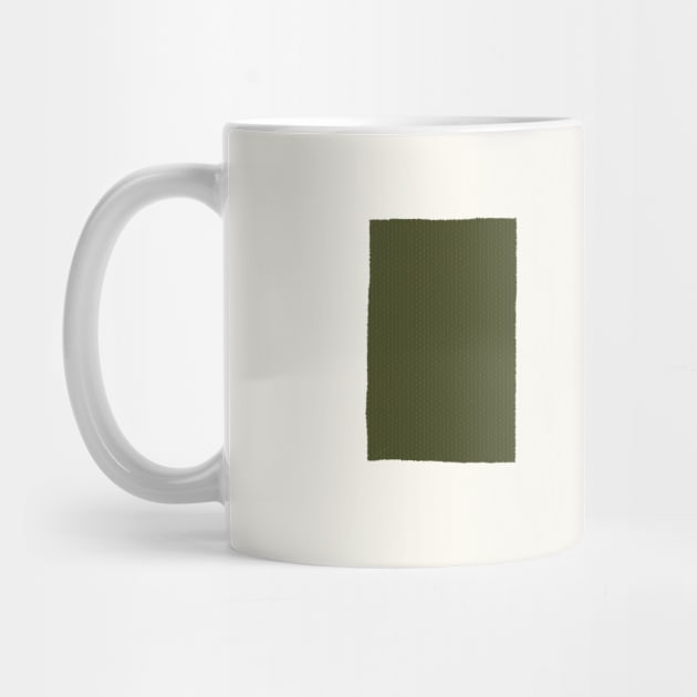 SNJ - Minimalist style - Japanese tore paper - Rectangular Pocket – Tea Green color by SNJ 新農氏